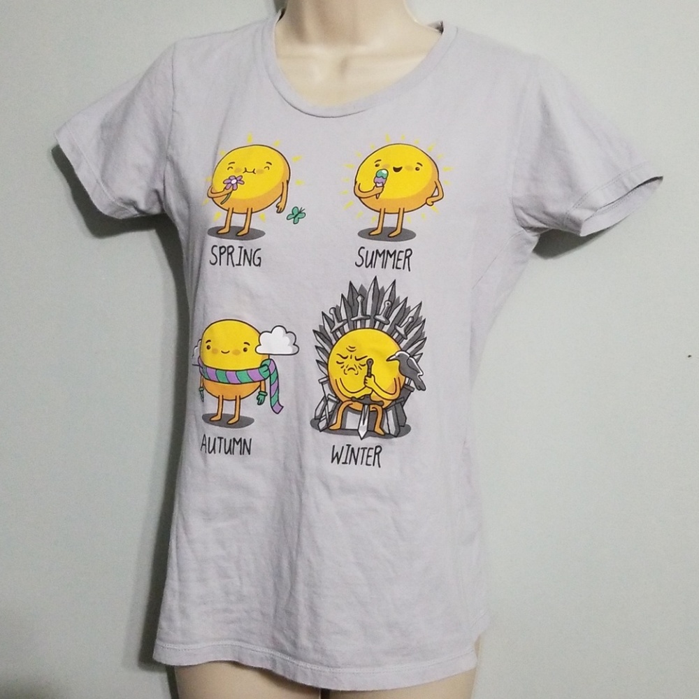 Threadless girly seasons blouse size medium